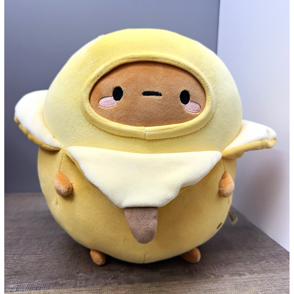 Smoko Yellow Banana Peel Face Plush Kawaii Soft Stuffed Animal Toy Unisex